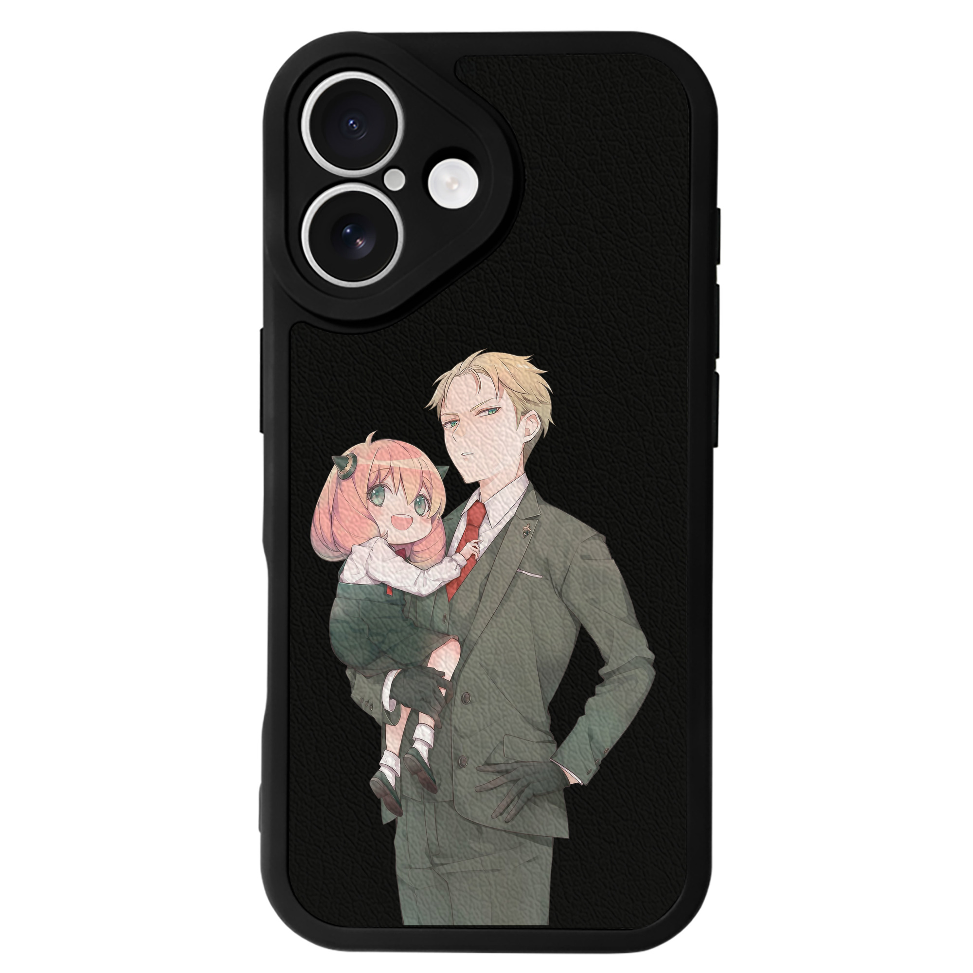 （画像用） SPY×FAMILY间谍家家酒 【iPhone 16シリーズ対応】シリコンスマホケース（レザー調） 材質：シリコン